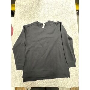 Alternative Earthleisure Black Crewneck Sweatshirt XL 08809PF Fleece Pullover